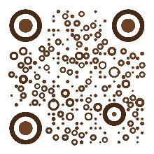 Brown custom QR template